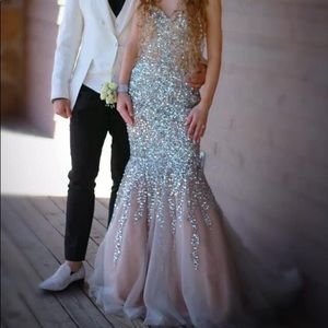 Strapless Prom Dress